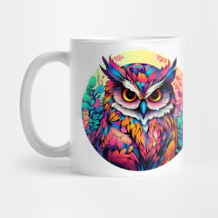 Ornamental Owl Mug